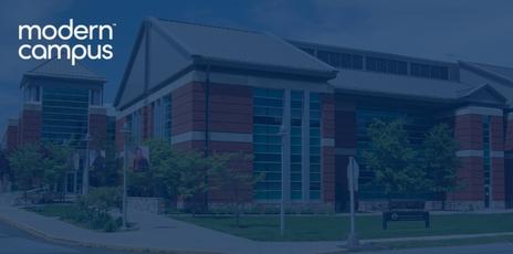 a large building made of orange brick, part of Norwalk Community College